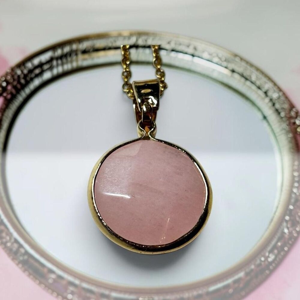 Pink-rose Women's Gold and Pink Jewellery - Picture 6 of 6